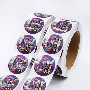 สติกเกอร์ติดเองแบบกำหนดเองได้ พิมพ์สติกเกอร์ทรงกลมแบบม้วน - Product Image 4
