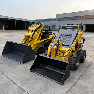 Mesin kemudi selip Mini EPA <span class=keywords><strong>CE</strong></span> baru mesin konstruksi pertanian Model Mini pemuat kemudi selip perayap hidrolik Diesel - Product Image 2