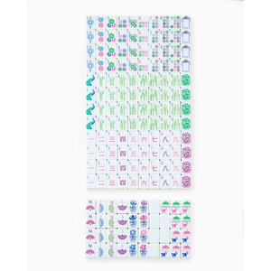 Custom Size Color Durable Portable Eco-Friendly American <b>Mahjong</b> Tiles American Travel <b>Set</b> Art Tiles Green Acrylic Tiles - Product Image 3