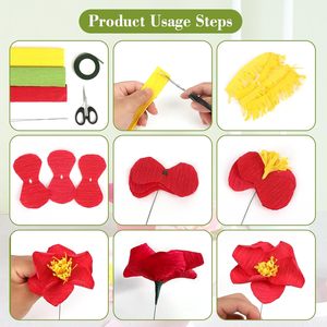 In Stock Florist Crepe <strong>Paper</strong> 250% Stretch Crepe <strong>Wrapping</strong> <strong>Paper</strong> 200CM for Birthday Parties <strong>Weddings</strong> Festival Decoration - Product Image 4