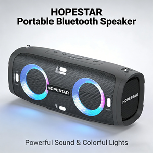 <span class=keywords><strong>Caixa</strong></span> De Som Potente 50w, Altavoz de Alta Potencia Original HOPESTAR A6, Altavoz Portátil para Fiestas al Aire Libre con Micrófono y Bluetooth - Product Image 1