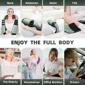 Neck And Shoulder Massager Electric <b>Heating</b> Massage Shawl With Heat For Neck And Trapezius Muscle Relief <b>USB</b> Rechargeable - Product Image 3