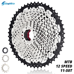 Pignon de vélo de montagne SWTXO argent/or, <span class=keywords><strong>12</strong></span> <span class=keywords><strong>vitesses</strong></span>, 11-50T, <span class=keywords><strong>cassette</strong></span> de vélo de montagne pour <span class=keywords><strong>Shimano</strong></span> SRAM - Product Image 2