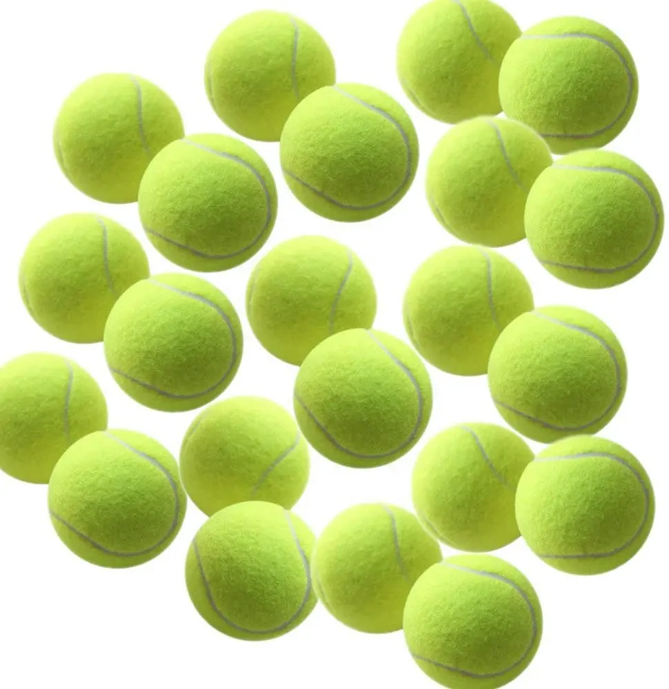 Günstige gelbe Tennisbälle mit hoher Elastizität, die für das Match training angepasst sind