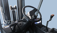 Forklift Counterbalance Listrik Liftron Seri DE 2T Lithium CPD20 80V untuk Lingkungan Gudang