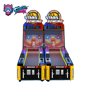 Nouvelle machine de jeu d'arcade de <span class=keywords><strong>bowling</strong></span> vidéo d'intérieur colorée pour 2 joueurs, à monnayeur, avec boules et quilles - Product Image 3