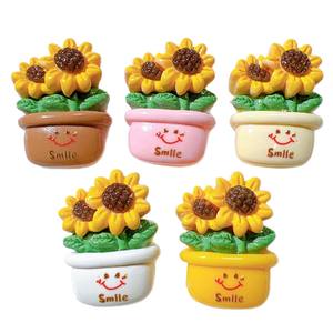 Cute DIY Flat Back <b>Resin</b> Accessories Cream Glue Hair Accessory Patches Sunflower Shoe Flowers Cup Decals Handicraft Daily <b>Gifts</b> - Product Image 4