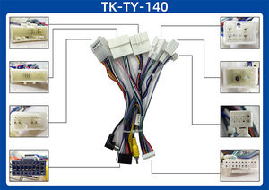 Elektrischer Kabelbaum Canbus-Kabelbaum Automobil-Steckverbinder-Kabelbaum für Toyota Auto-DVD-Player Kabelbaum - Product Image 2