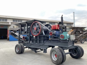 Concasseur à mâchoires mobile PE300X500 avec boîte de vitesses, moteur AC, crible vibrant – Meilleure vente, prix usine – Moteur pour la fabrication de sable à partir de minerai d'or et de pierre de rivière - Product Image 4