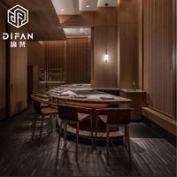 Ensembles de salle à manger de style moderne tout-en-un commercial Meubles de restaurant Solutions de table et de chaise pour la salle à manger de restaurant d'hôtel