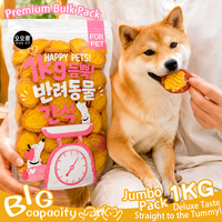 Friandises saines pour chiens : viande fraîche, jaune d'œuf, fromage et viande séchée pour le soin de la peau et du pelage, sac refermable de 1 kg