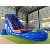 Vente flash : château gonflable avec toboggan aquatique gonflable pour enfants