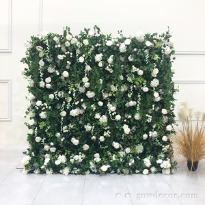 Mur de fleurs GNW, décoration de mariage, toile de fond, arrangement de fleurs artificielles, chemin de fleurs, guirlande, arche, décoration de scène - Product Image 5