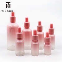 Flacons compte-gouttes en verre ambré pour cosmétiques et soins de la peau, 15ml-100ml, avec logo personnalisé, sérigraphie et estampage doré, MOQ 100 pièces