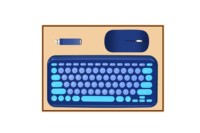 Ensemble Cadeau d'Entreprise Annuel de Luxe Unique Rose Vert Souris Sans Fil Clavier Promotion Coffret Cadeau d'Affaires pour Clientes VIP Femmes
