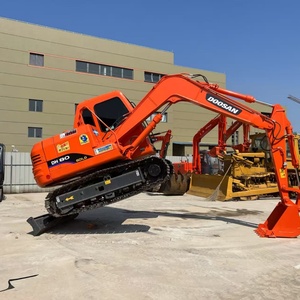 Miniexcavadora de cadenas Doosan DH80 de 8 toneladas de segunda mano, la maquinaria usada más barata, Doosan DH60 80 140 150 225 300 340 350 55 - Product Image 2