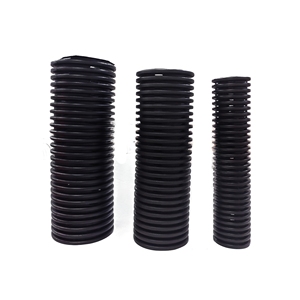 Tubos de plástico de tubería corrugada suave perforada de HDPE de 116mm con calcetín <span class=keywords><strong>para</strong></span> campos de drenaje efectivos - Product Image 3