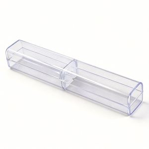 Caja de Almacenamiento de Plástico Transparente Acrílica Personalizada con Logotipo para Bolígrafos de Gel y Bolígrafos de Punta Redonda, Venta al Por Mayor - Product Image 2