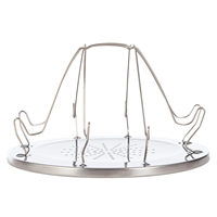 Grille portable Grille de cuisson multi-usages Grille-pain en acier inoxydable Grille-pain pliant extérieur