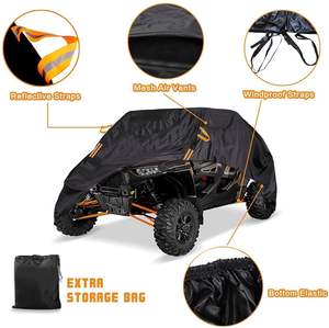 NewWind Housse étanche noire robuste 4-6 places ATV/UTV Body Protector <span class=keywords><strong>Polaris</strong></span> RZR Can-Am Maverick X3 <span class=keywords><strong>Accessoires</strong></span> - Product Image 2