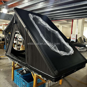 Carpa de Techo Ligera Wild Cloud, Carpa Triangular Rígida para Techo de Auto con Toldo Frontal, Impermeable y con Protección Solar - Product Image 3