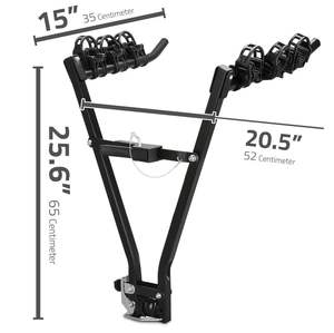 Portabicicletas Universal en Forma de V para Enganche de <span class=keywords><strong>Remolque</strong></span>, Soporte para Bicicletas para Enganche de Automóvil, Directo de Fábrica - Product Image 4