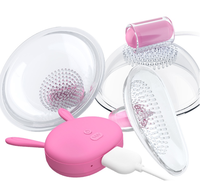 Stimulateur de mamelons sans fil pour femmes, ventouses, masseur de poitrine, jouets sexuels rechargeables par USB