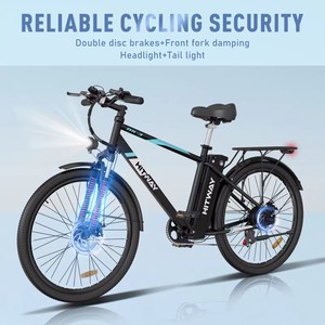 <span class=keywords><strong>HITWAY</strong></span> BK3M 48V 750W Motor Batería extraíble Ebike 7 velocidades 26 "Carbono Suspensión completa <span class=keywords><strong>Bicicleta</strong></span> de montaña <span class=keywords><strong>eléctrica</strong></span> - Product Image 3