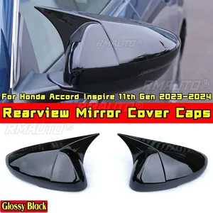 Coques de rétroviseurs extérieurs noires brillantes pour Honda Accord Inspire 11e génération 2023-2024 - Accessoires automobiles - Product Image 1