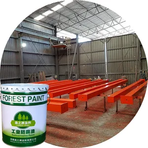 Chinese Supplier Paint Waterborne Alkyd Red Primer Alkyd Resin Antirust Base Industrial Workshop Metallic Enamel Paint