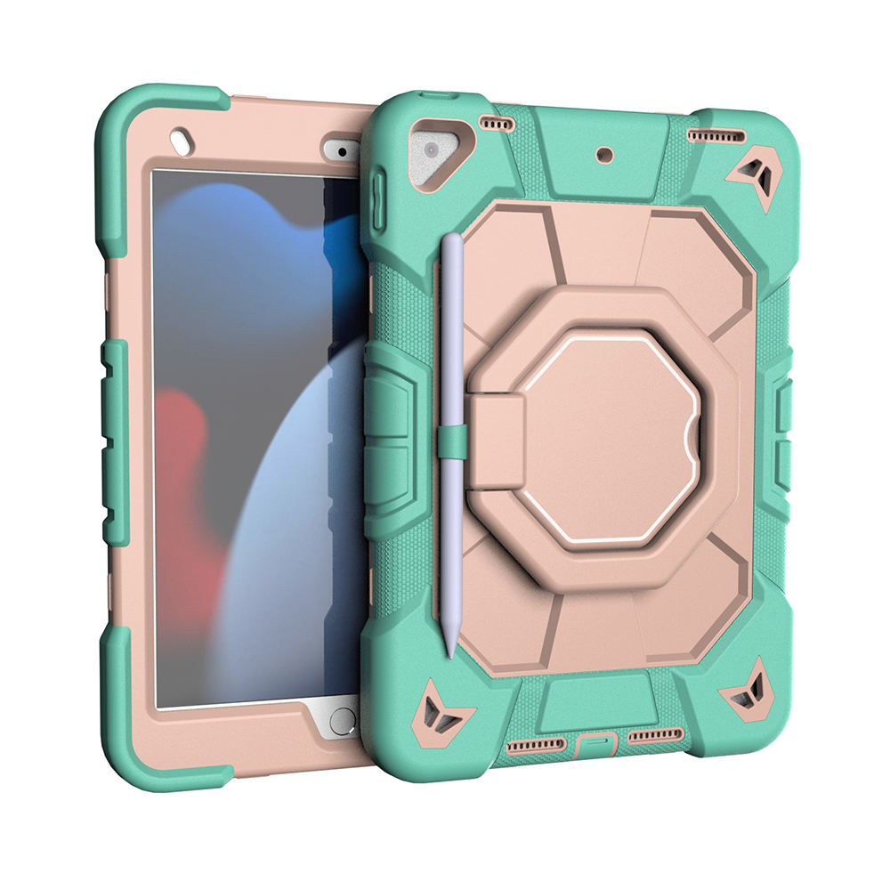 Mint green+rose gold