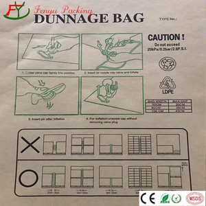 Tái sử dụng PP dệt hoặc kraft giấy container túi khí nói lời tạm biệt với hàng hóa bị hư hỏng với túi chèn lót không khí - Product Image 2