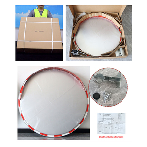 Specchio 304 di sicurezza in acciaio inossidabile convesso specchio stradale resistente alle intemperie 80cm <span class=keywords><strong>per</strong></span> l'intersezione del magazzino del parcheggio - Product Image 3