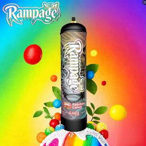 Cilindro de gas metálico de alta presión Rampage Wholesale de 640g 0.95l para crema - Product Image 4