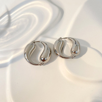 Yin Yang Tai Chi Poissons Conception De Luxe Haute Qualité En Acier Inoxydable Cercle Boucles D'oreilles Bijoux De Mode 2025 En Gros