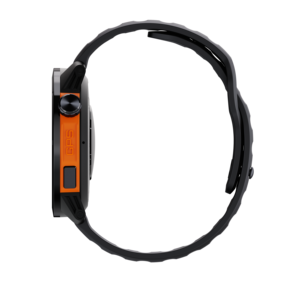 MG03 Deportes al aire libre Smartwatch AMOLED Display Dial <span class=keywords><strong>GPS</strong></span> 3ATM Impermeable Monitoreo DE LA SALUD Funciones de llamadas Nuevo modelo de silicona - Product Image 4
