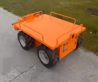 Chariot de suivi automatique B510 avec évitement d'obstacles, télécommande, AGV, chariot de suivi intelligent, robot de suivi, Trackbot