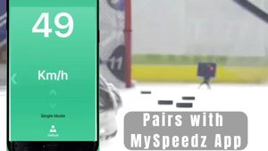 Rl Snelheidsradar Met Mph-En Kph-Meting, Vrijstaande <span class=keywords><strong>Radar</strong></span> Voor Lacrosse, Honkbal, Hockey, Voetbal En Meer - Product Image 5