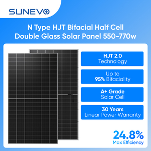 पूर्ण घर उपयोग सौर ऊर्जा प्रणाली 3kw 10kw 15kw 20kw 30kw हाइब्रिड सौर ऊर्जा प्रणाली सौर पैनल के साथ सौर पैनल - Product Image 2