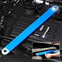 15 inci Offset kunci pas dampak Ratchet kunci Set 1/2 "1/4" 3/8 "persegi adapter Drive soket untuk mobil perbaikan tempat kecil