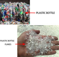 Ligne de recyclage de bouteilles en plastique avec contrôle automatique, fonctions de lavage et de séchage, machine de lavage et de recyclage PET