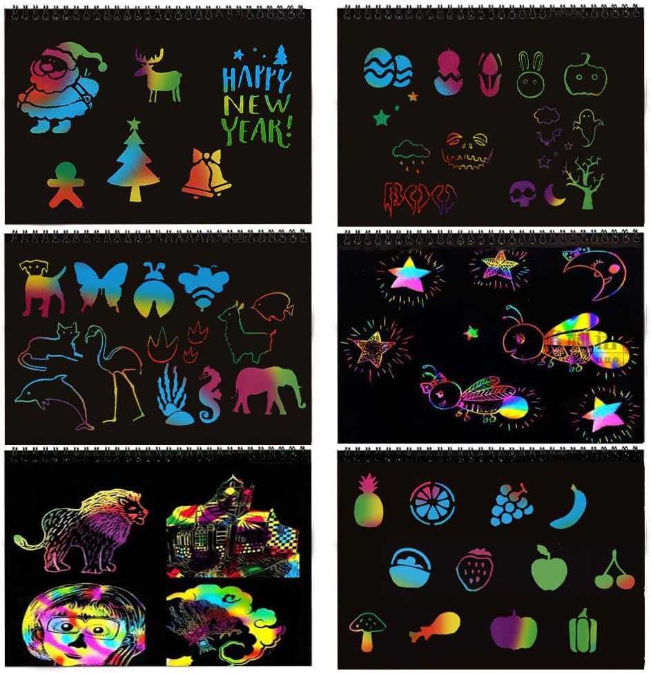 Scratch Art Books - Creative Fun for Kids & Adults