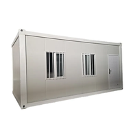 Conteneur Préfabriqué Modulaire Personnalisable pour Bureau Mobile, Salle de Classe, Dortoir, Camp de Travail, Stockage, Maison ou Habitation