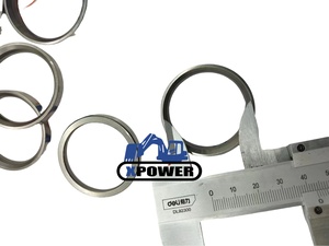 Kit de chemises de cylindre XPower neuf avec segments de piston S6K pour pelle sur chenilles 320B 320L Noir/Argent - Product Image 5
