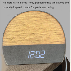 <span class=keywords><strong>Réveil</strong></span> de Table Multifonctionnel <span class=keywords><strong>avec</strong></span> Simulation du Lever du Soleil, <span class=keywords><strong>Radio</strong></span> FM, Sons de la Nature, Bruit Blanc, Haut-parleur <span class=keywords><strong>Bluetooth</strong></span> et Double Alarme - Offre Spéciale - Product Image 3