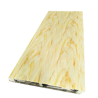 Design moderne 1220mm * 2440mm panneau UV à grains complets feuille de marbre PVC panneau mural décoratif et étanche pour hôtel appartement