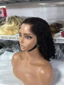 Perruque Lace Front 13x4 Cheveux Humains Bouclés Crépus 22 Pouces Noir Naturel <span class=keywords><strong>Afro</strong></span> Bouclé pour Femmes Noires Perruques Cheveux Remy - Product Image 5