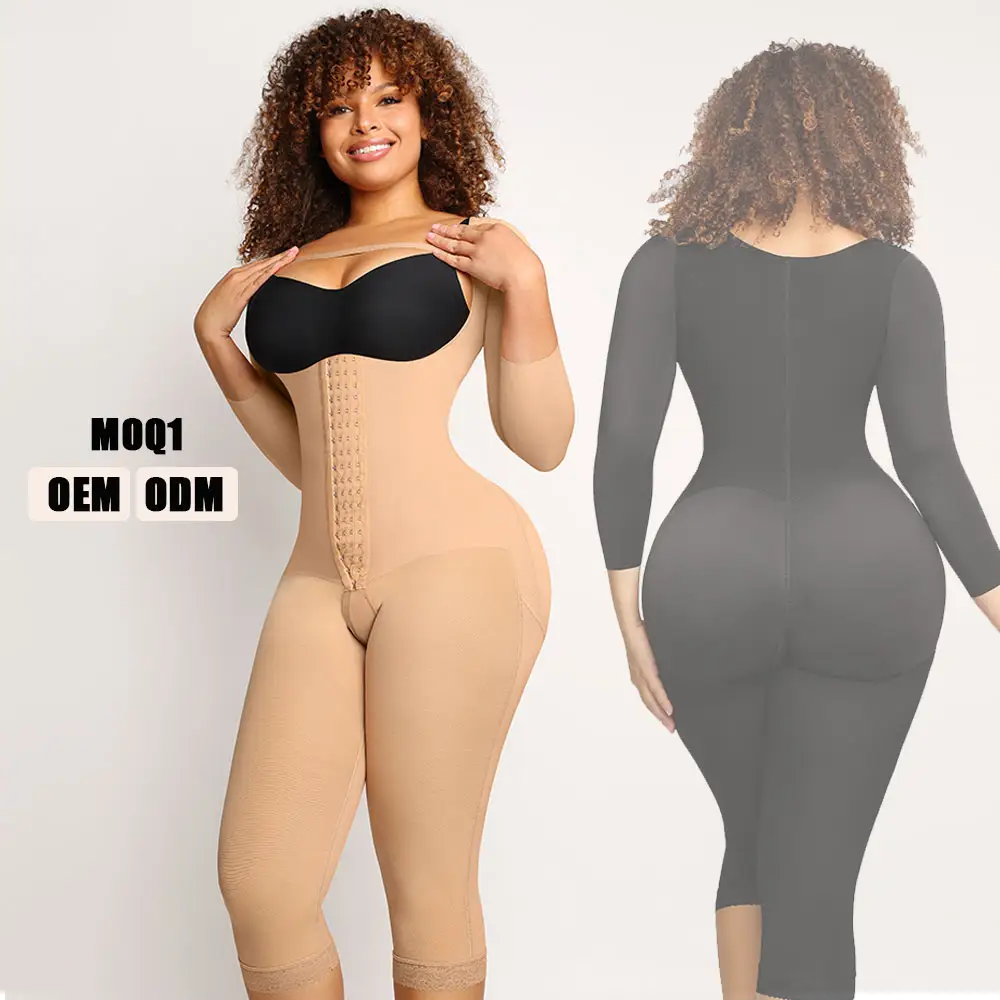 fajas colombianas HOT SALE HEXIN 2023 fashion Breathable Women Slimming Body shaper Seamless Free Cut Design Butt Lifter Shaper Shapewear