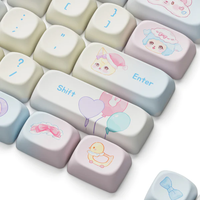 Akko 140 touches Butterfly Fantasy Keycap Set PBT Dye-sub Cute Keycaps Clavier mécanique universel
