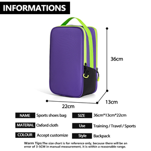 Sac à chaussures de sport personnalisé de haute qualité en gros pour le football et le basketball, avec logo personnalisé, idéal pour les voyages - Ventes flash - Product Image 5